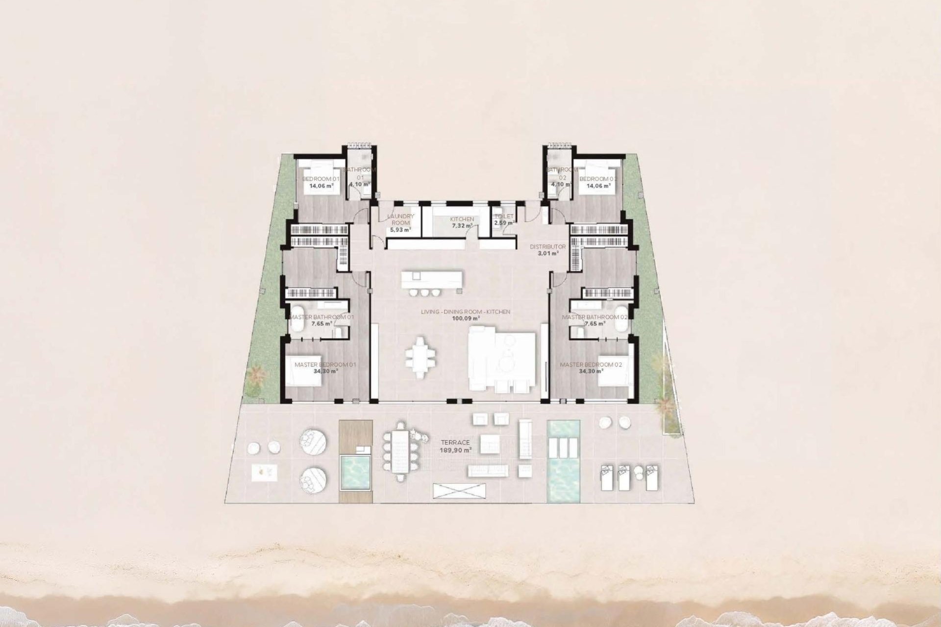 Neuf - APPARTEMENT  - Estepona