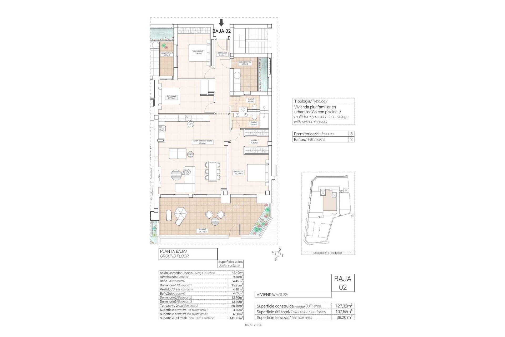 Neuf - Appartement - Hondón de las Nieves