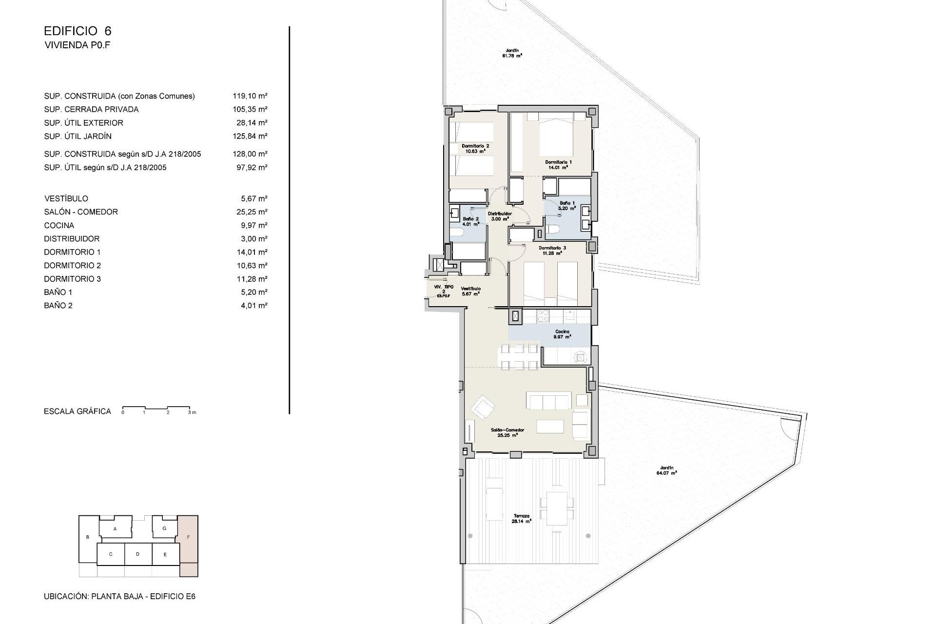 Neuf - Ground floor apartment - Casares