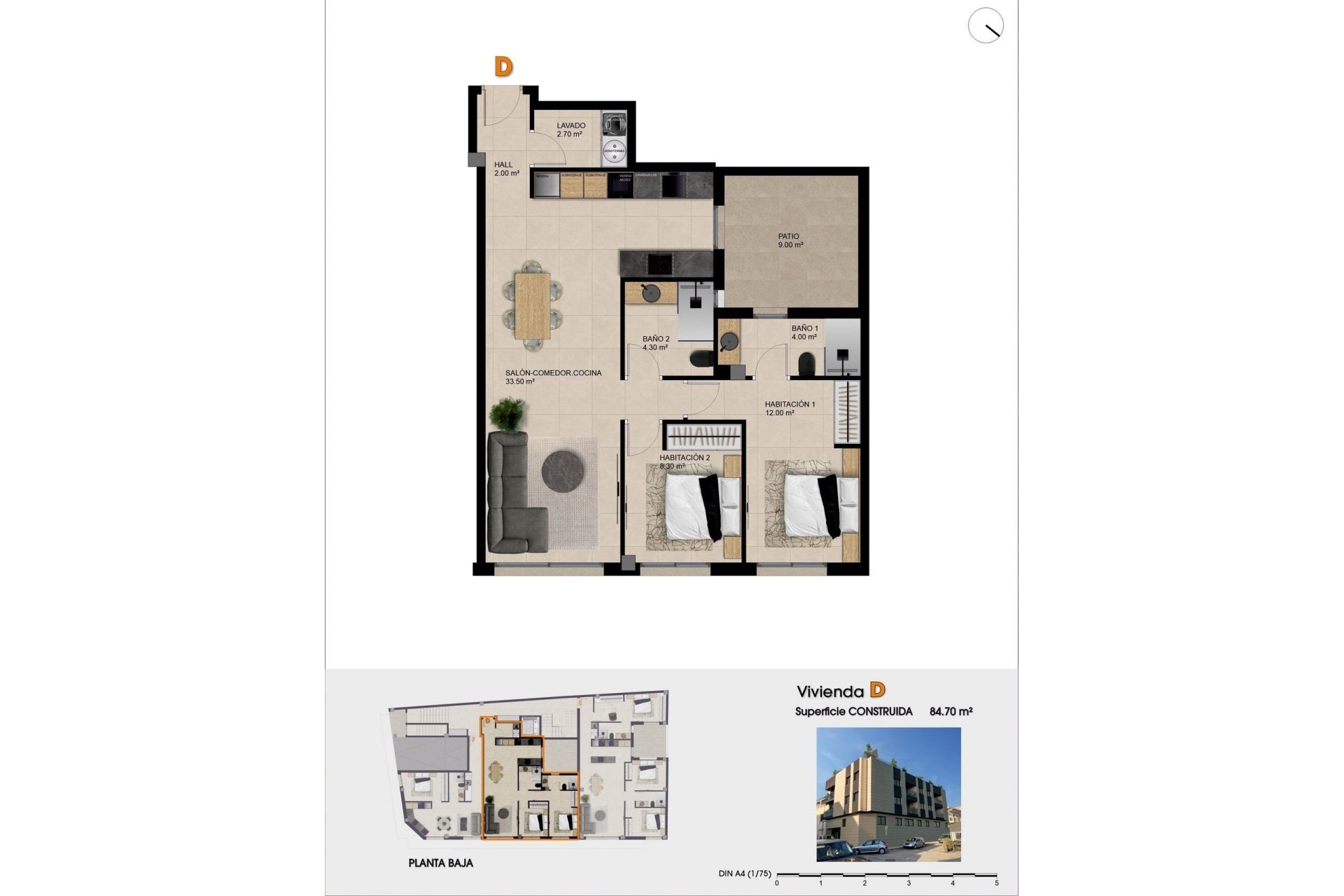 Neuf - Ground floor apartment - Catral