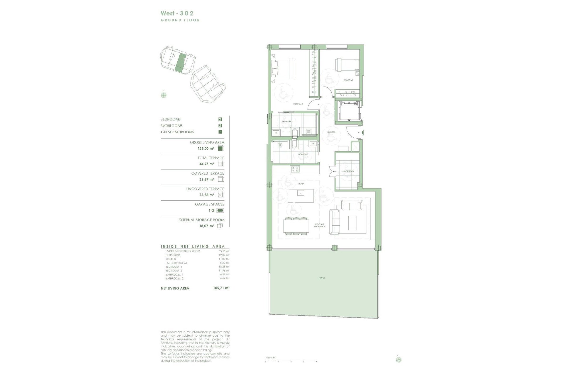 Neuf - Ground floor apartment - Estepona