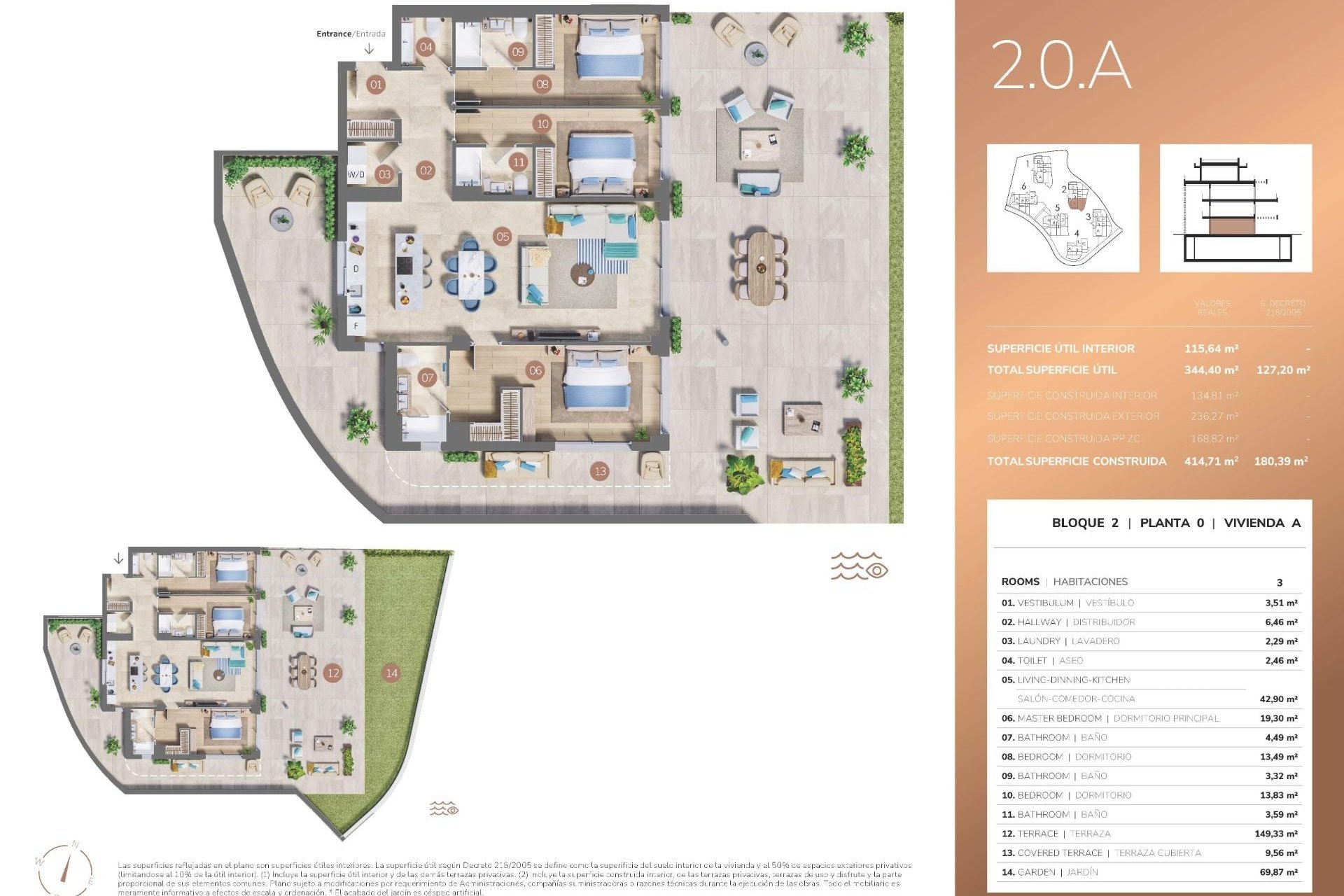 Neuf - Ground floor apartment - Mijas