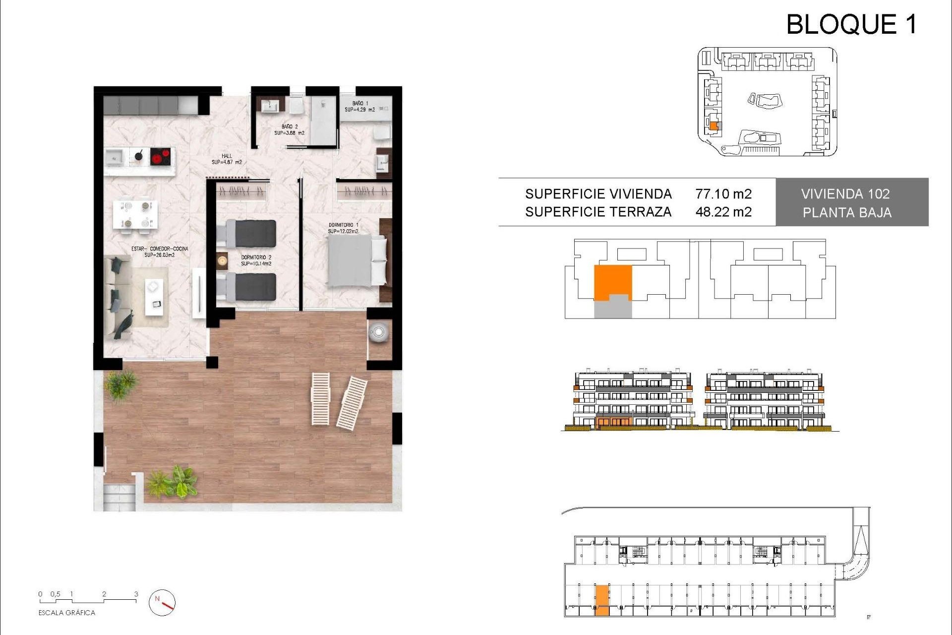Neuf - Ground floor apartment - Torrevieja