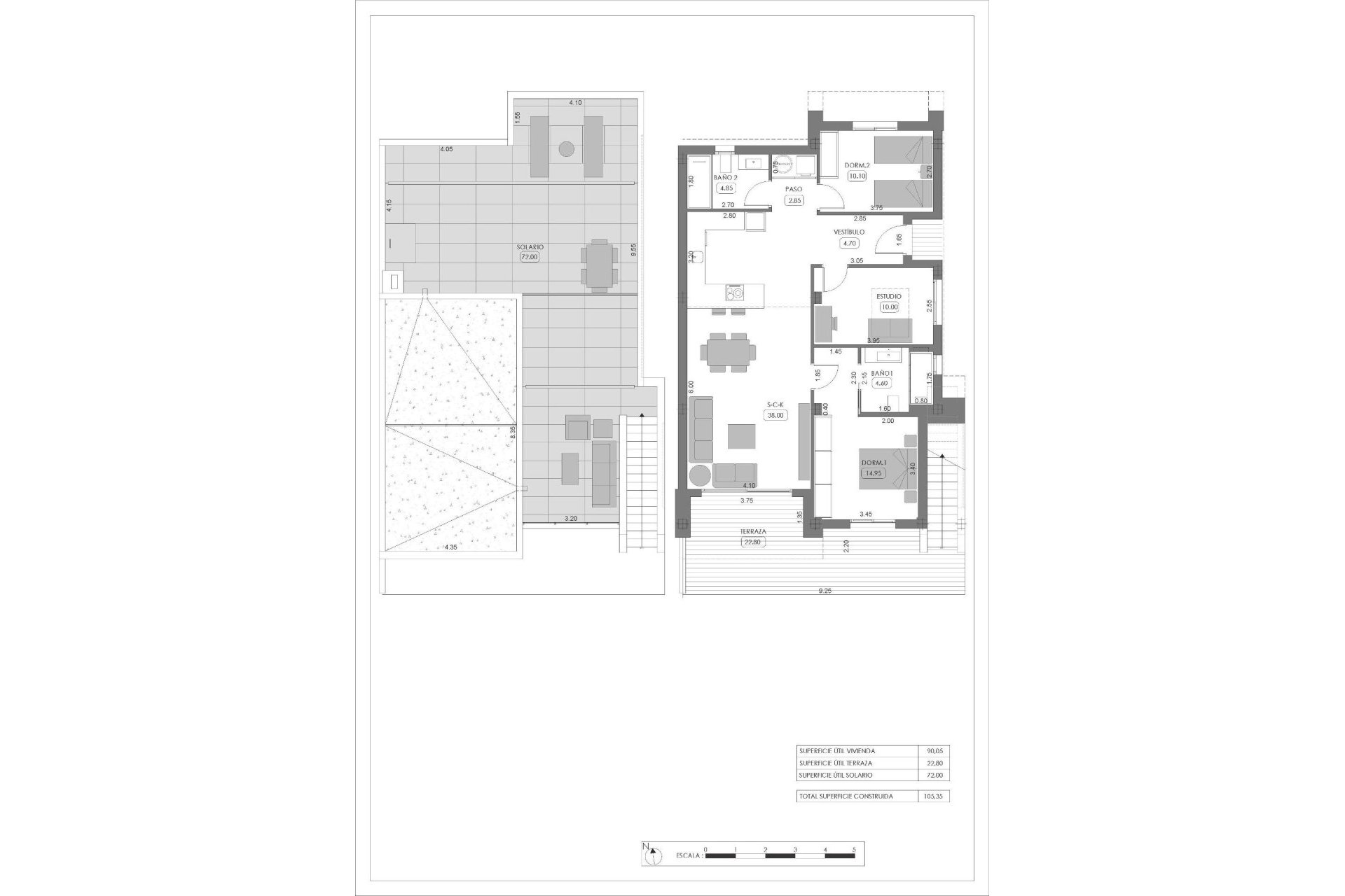 Neuf - Villa Adossée - Algorfa