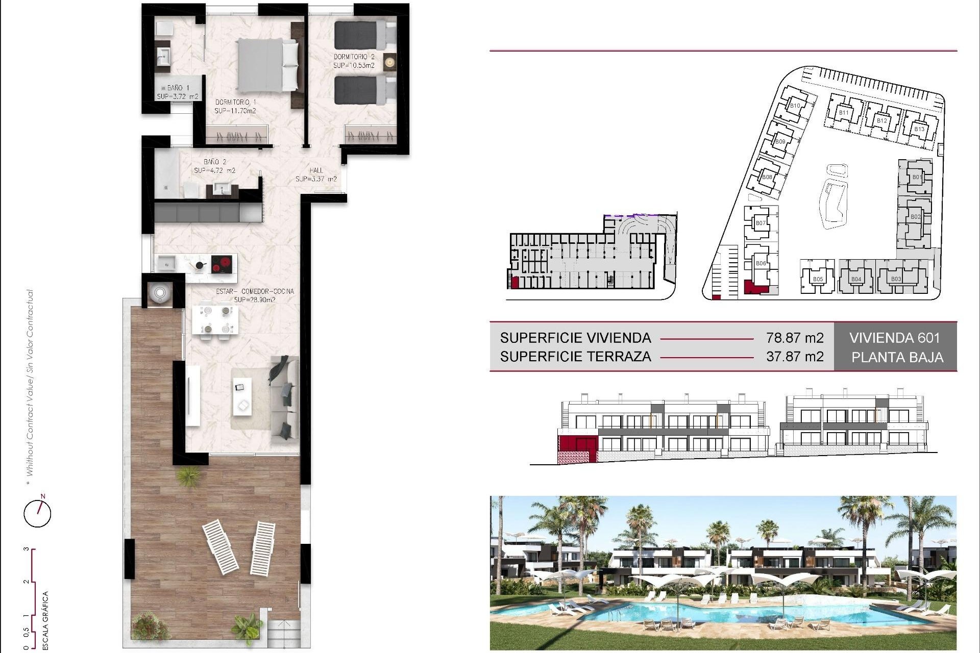 Neuf - Villa Adossée - Ciudad Quesada