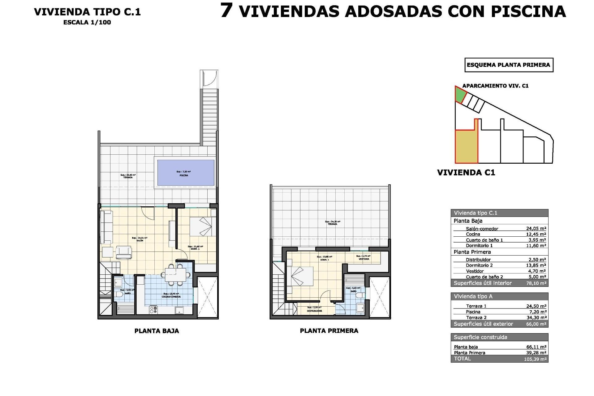 Neuf - Villa Adossée - Pilar de La Horadada