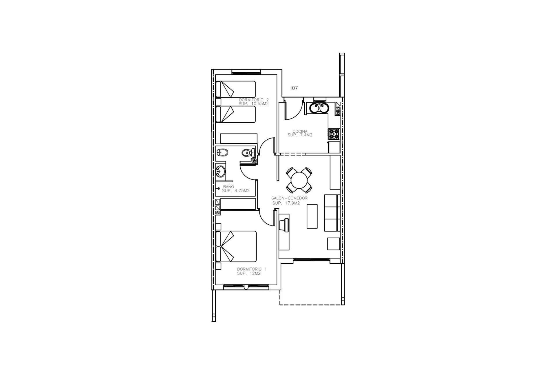New Build - Apartment - Aguilas
