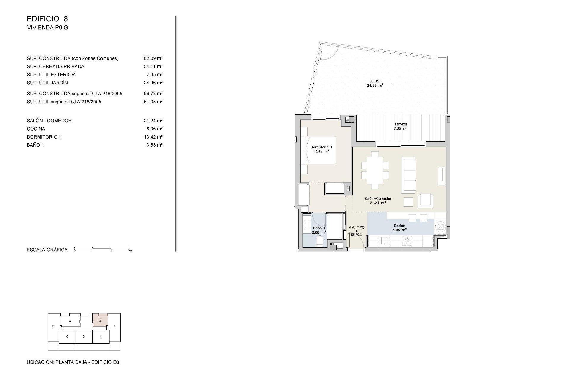 New Build - Ground floor apartment - Casares