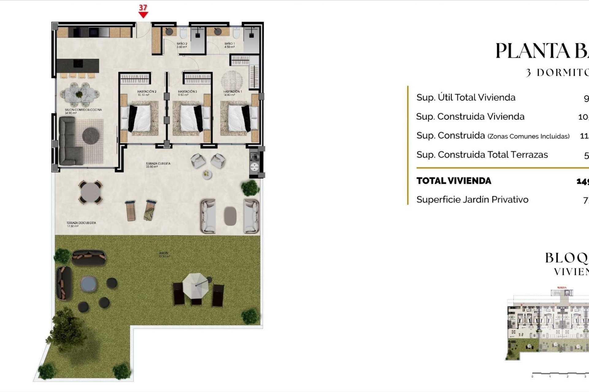 New Build - Ground floor apartment - Finestrat