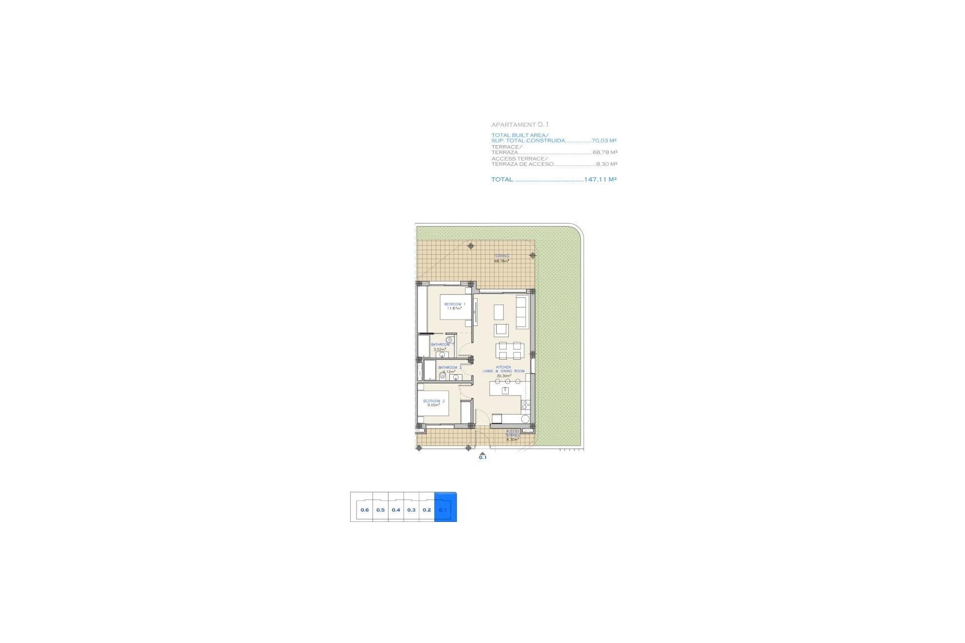 New Build - Ground floor apartment - Los Alcazares
