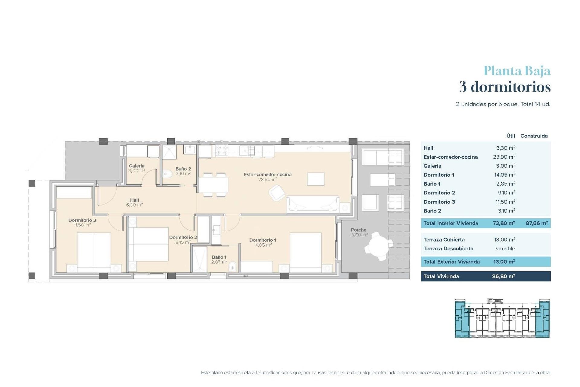 New Build - Ground floor apartment - Vera