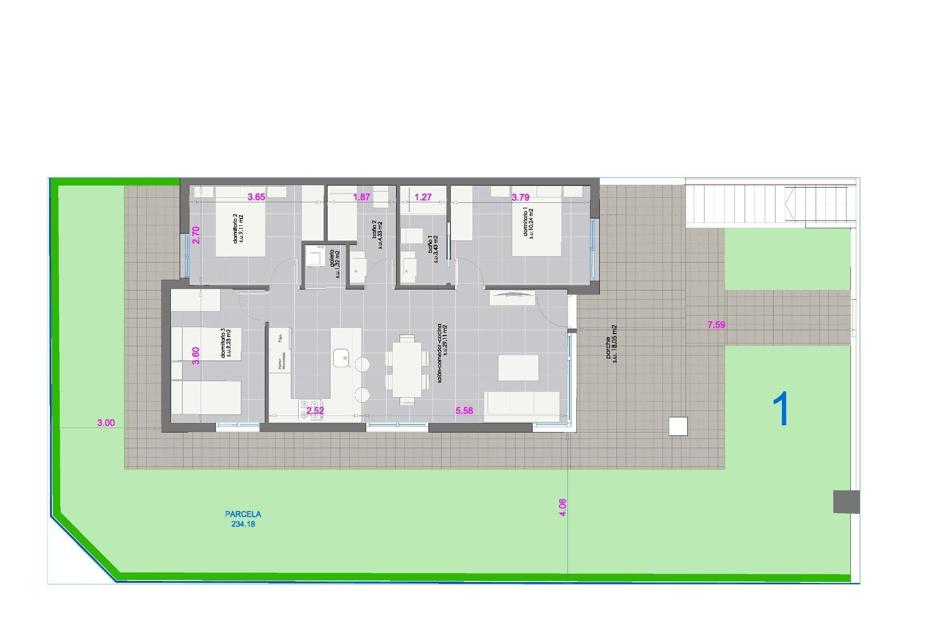 New Build - Ground Floor Bungalow - Pilar de La Horadada