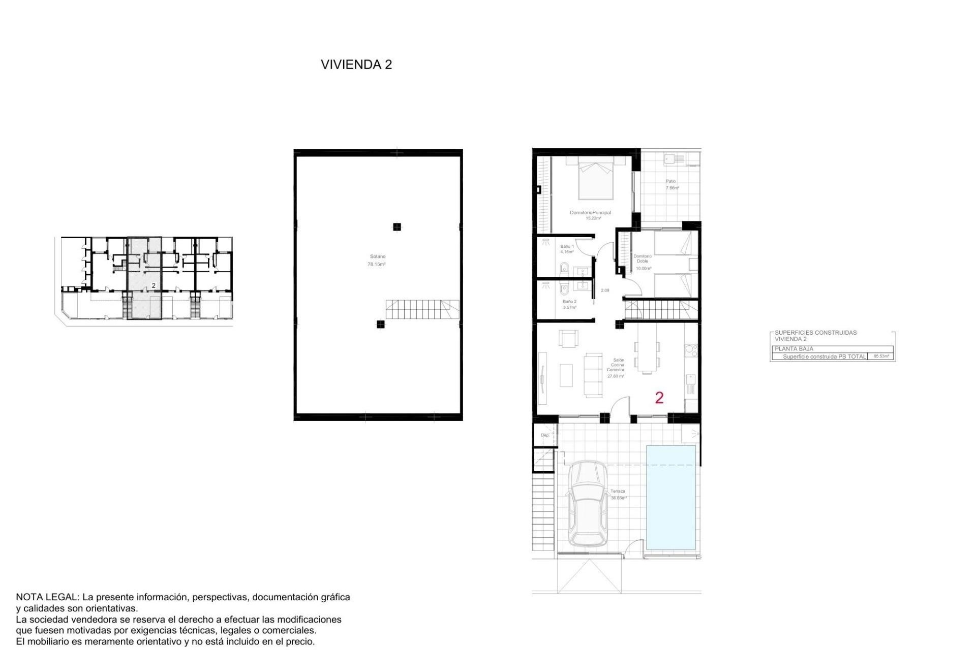 New Build - Ground Floor Bungalow - San Pedro del Pinatar