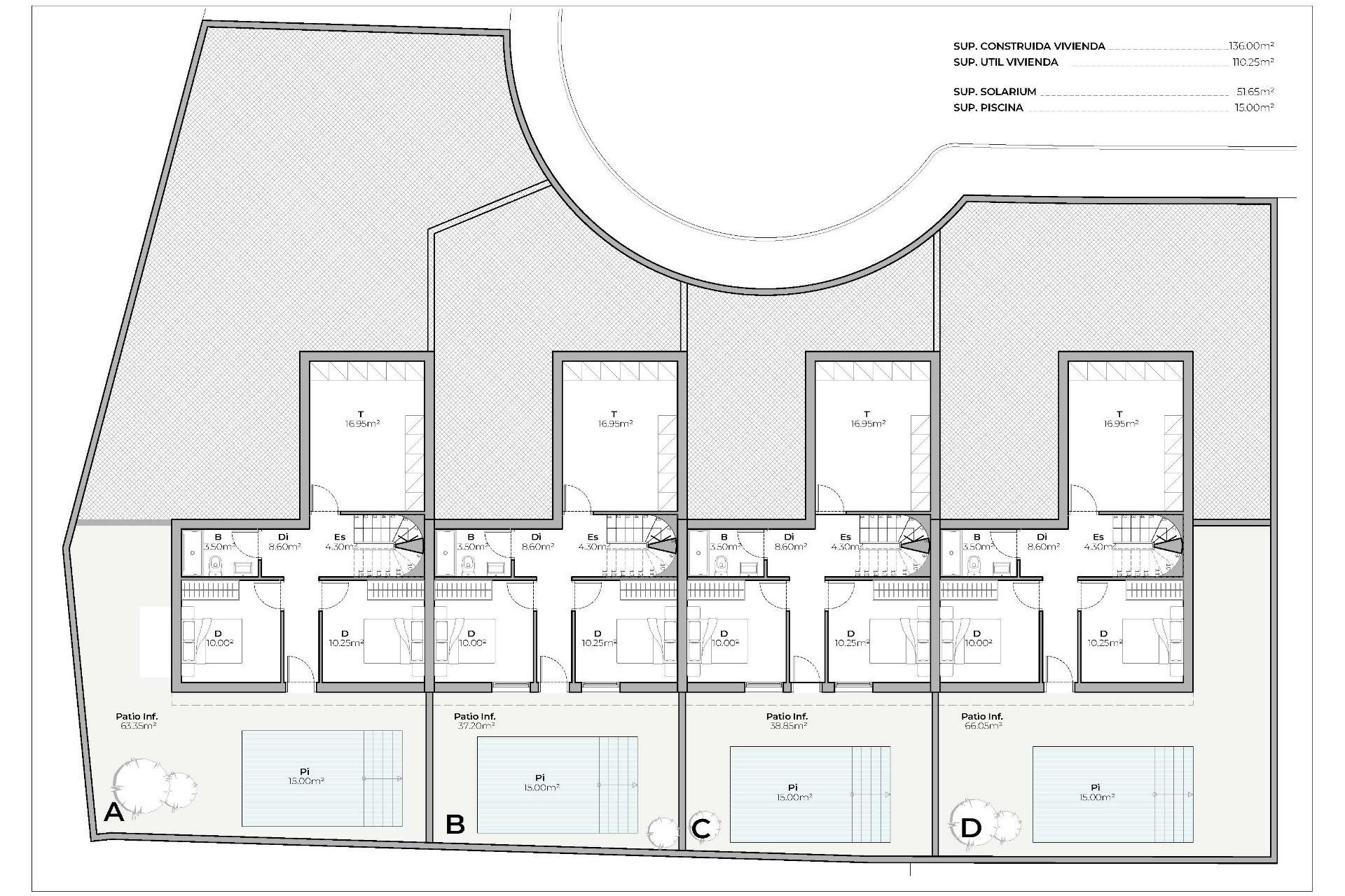 New Build - TOWNHOUSE - Mazarron