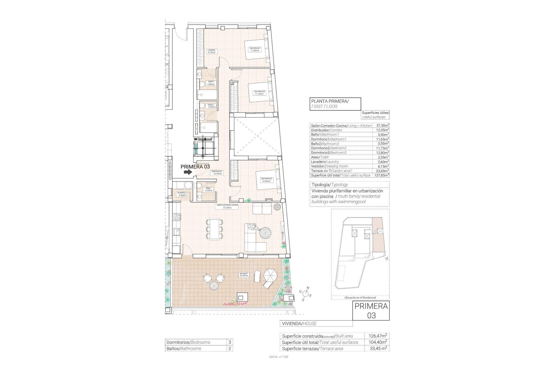 Nueva construcción - Apartamento - Hondón de las Nieves