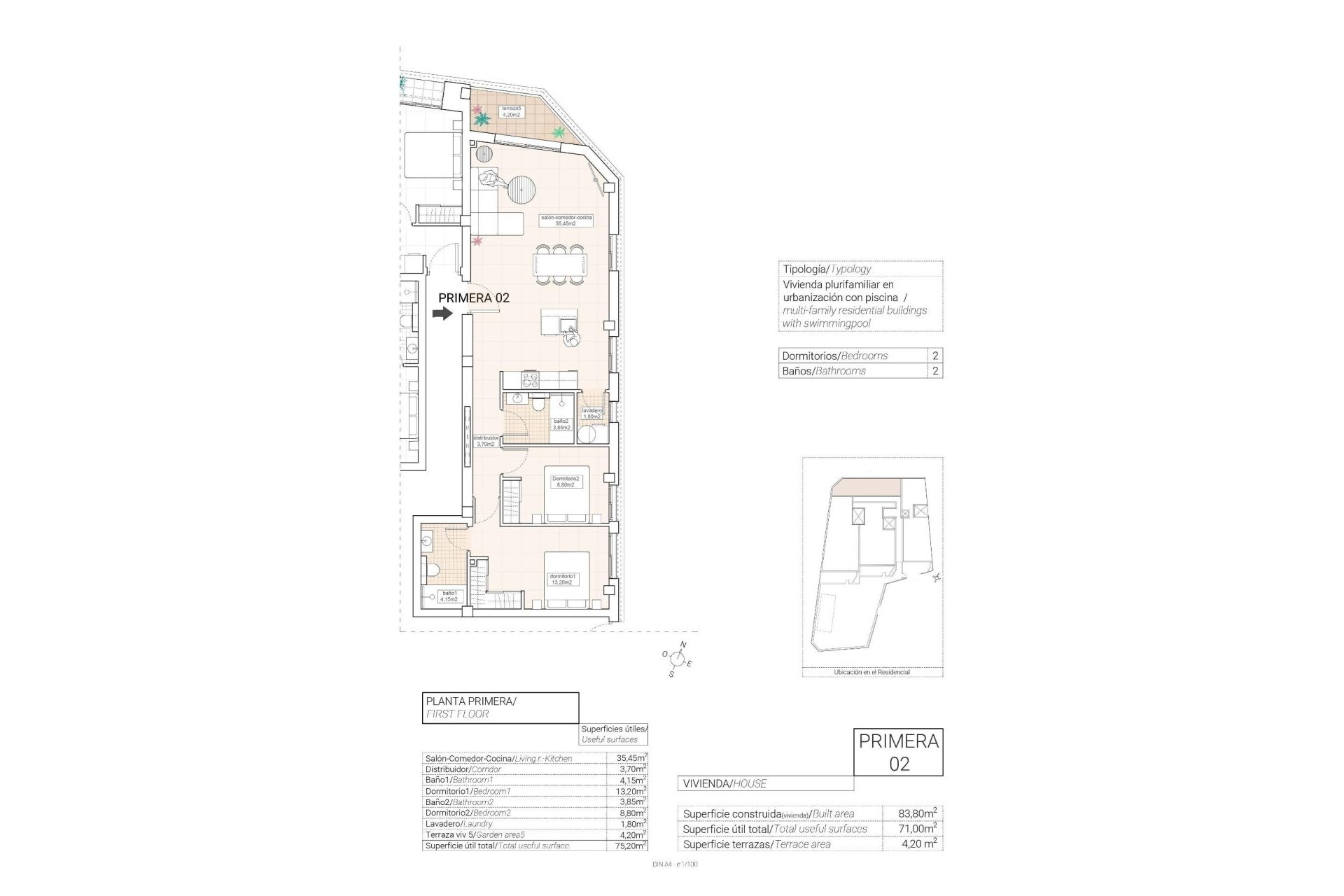 Nueva construcción - Apartamento - Hondón de las Nieves