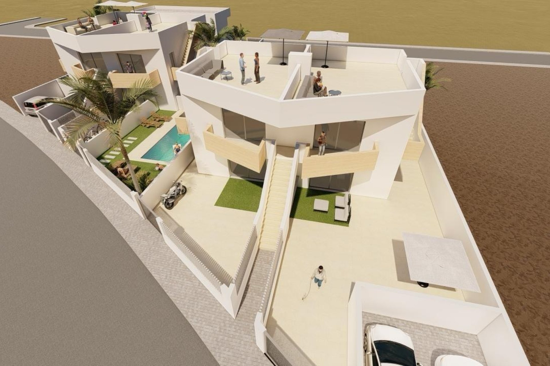 Nueva construcción - Bungalow - Puerto de Mazarron