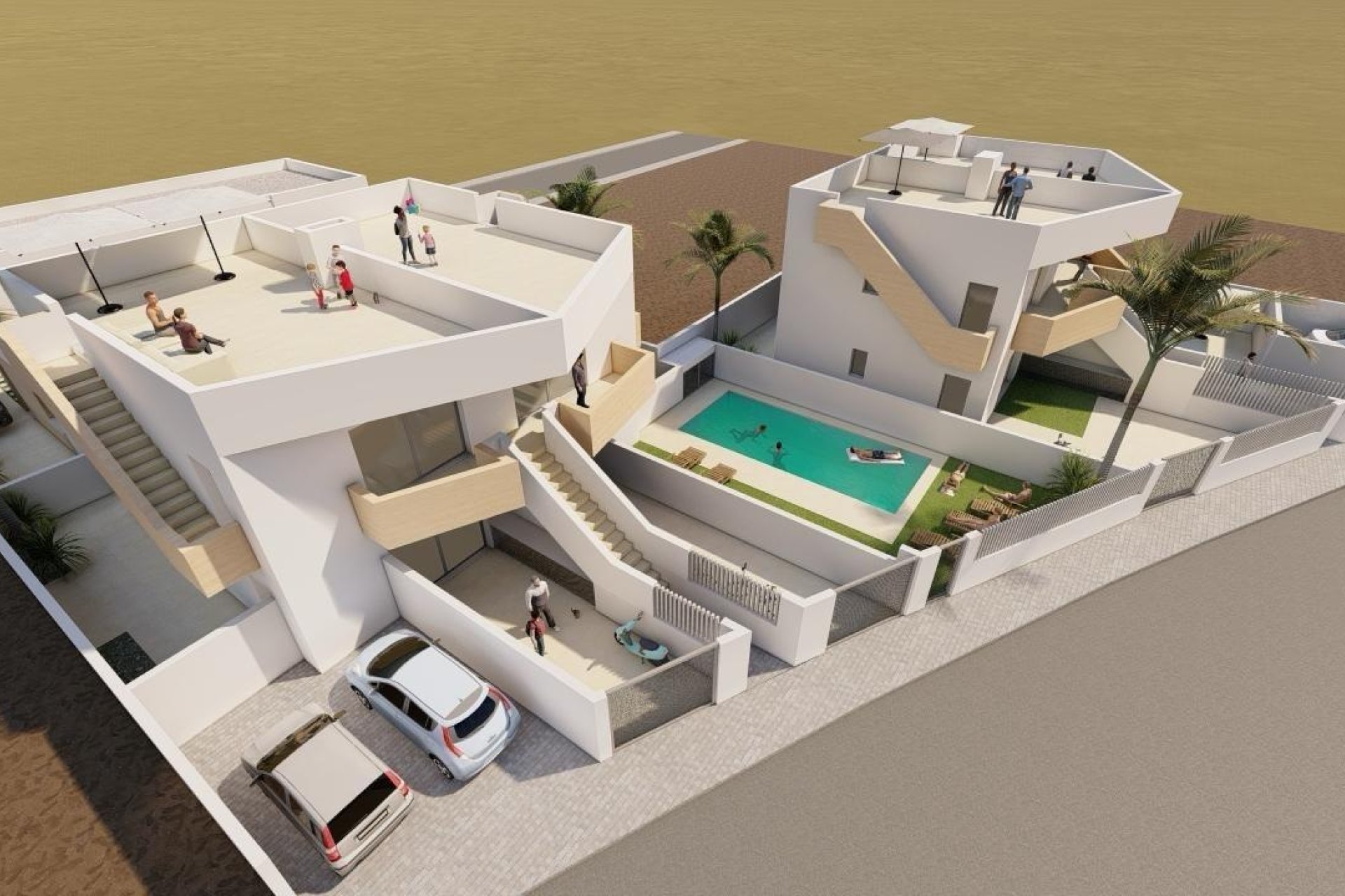 Nueva construcción - Bungalow - Puerto de Mazarron