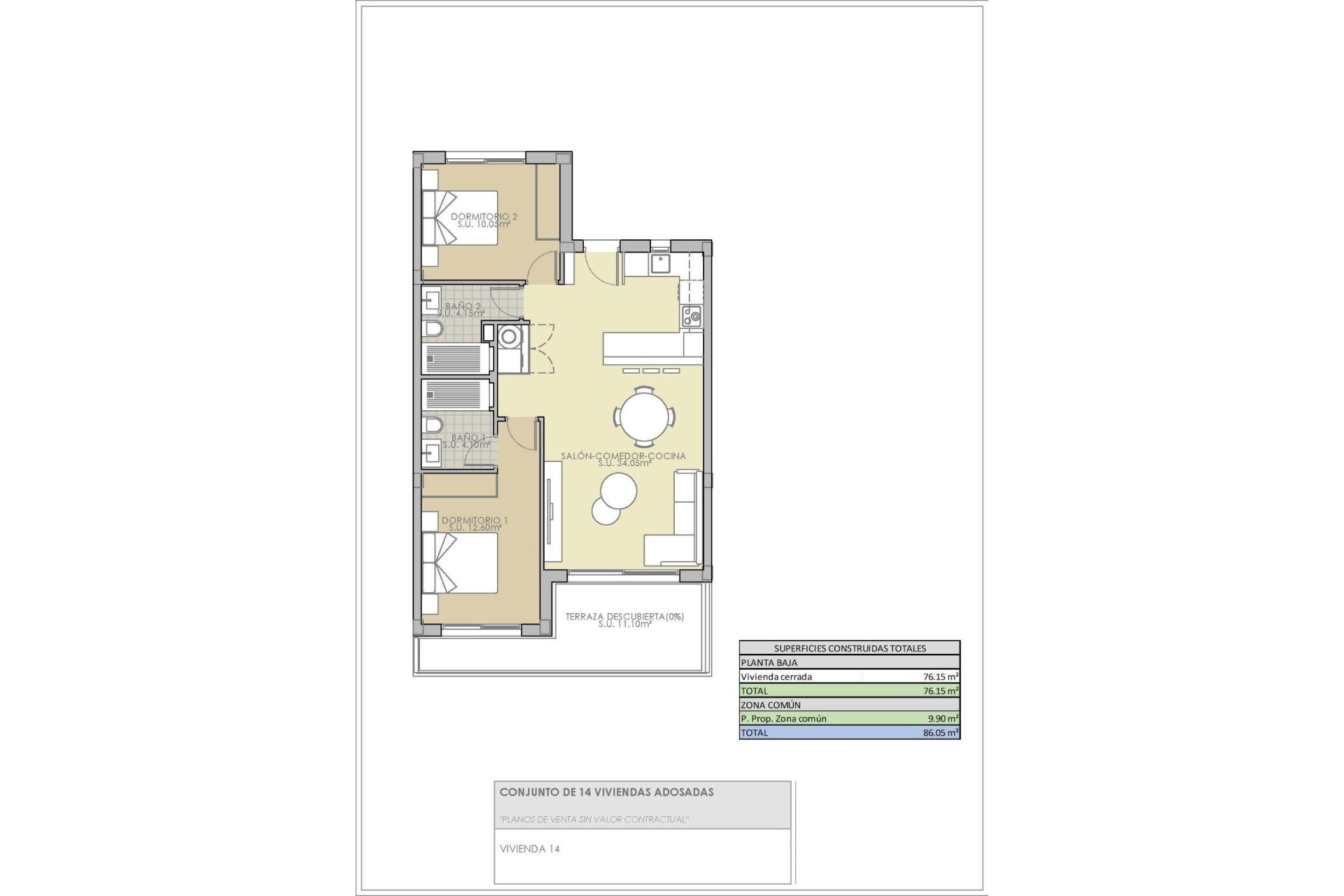 Nueva construcción - Bungalow - Rojales