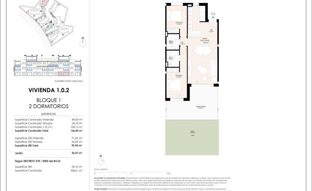 New Build - Ground floor apartment - Casares