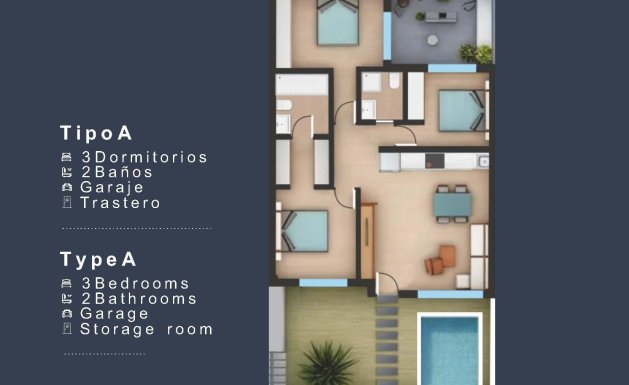 New Build - Ground Floor Bungalow - San Pedro del Pinatar