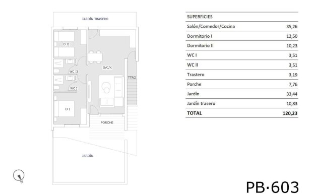 Neuf - Ground Floor Bungalow - San Miguel de Salinas