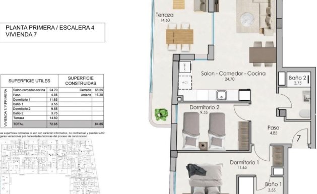 Nueva construcción - Apartamento - Santa Pola