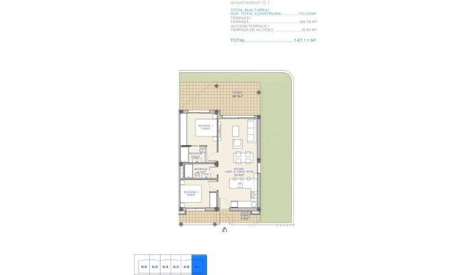 New Build - Ground floor apartment - Los Alcazares