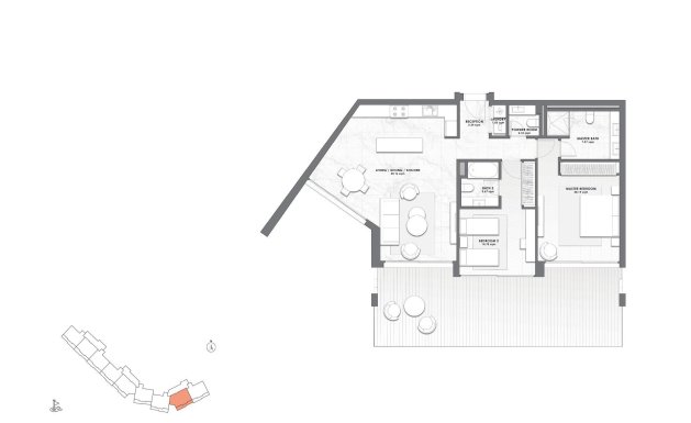 Neuf - Ground floor apartment - Casares