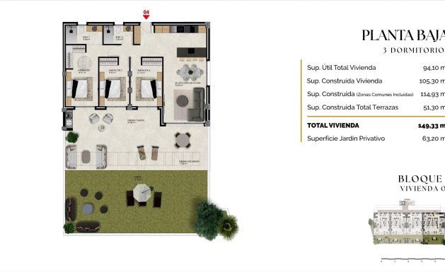 New Build - Ground floor apartment - Finestrat