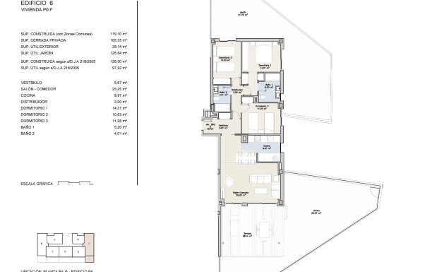 Neuf - Ground floor apartment - Casares
