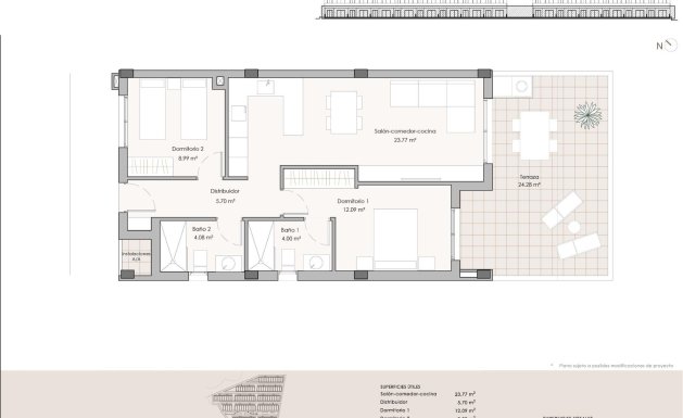 New Build - Ground floor apartment - Pulpi