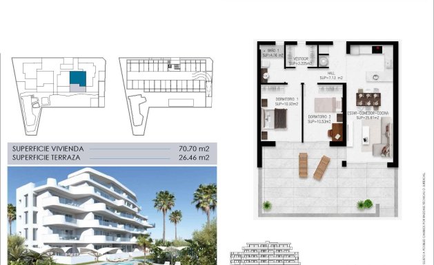 Nueva construcción - Apartamento - Pilar de La Horadada