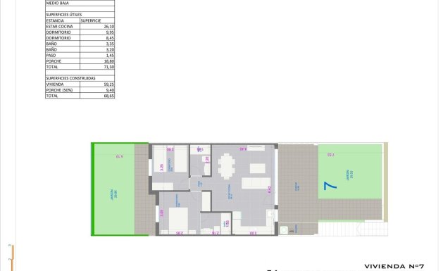 Nueva construcción - Bungalow - Pilar de La Horadada