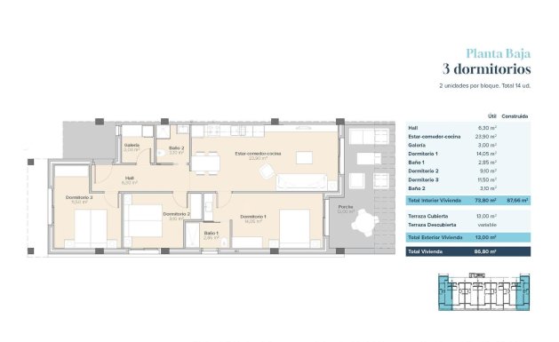New Build - Ground floor apartment - Vera